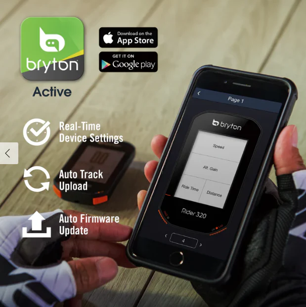 Bryton GPS Bike Computer Rider 320 + Sensor Bundle - Image 11