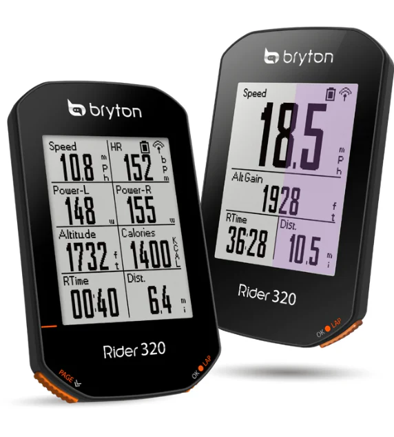 Bryton GPS Bike Computer Rider 320 + Sensor Bundle - Image 2