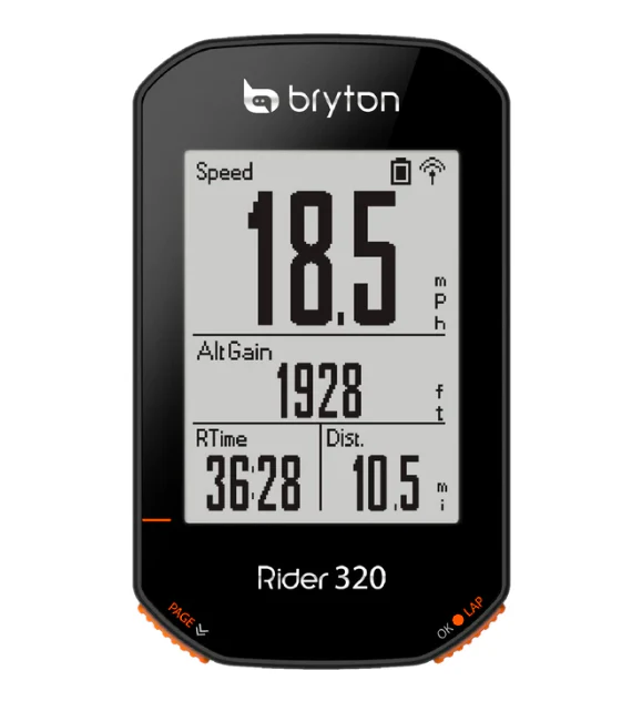Bryton GPS Bike Computer Rider 320 + Sensor Bundle - Image 3