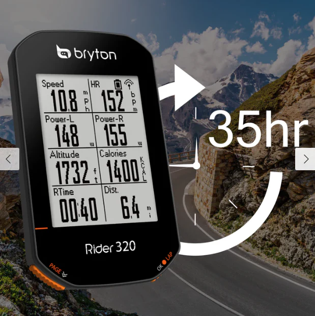 Bryton GPS Bike Computer Rider 320 + Sensor Bundle - Image 8