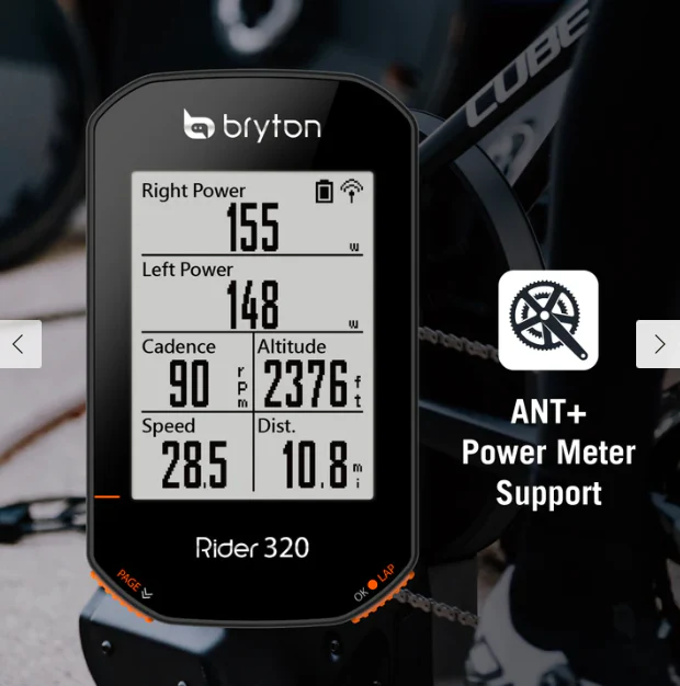 Bryton GPS Bike Computer Rider 320 + Sensor Bundle - Image 9